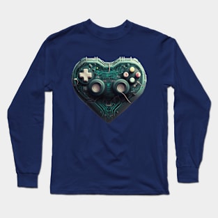 Gamer heart Long Sleeve T-Shirt